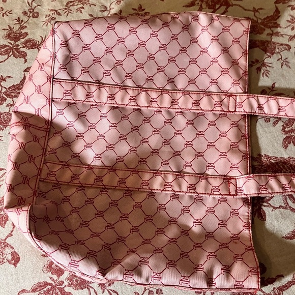 Lauren Ralph Lauren pink wet bag with embroidered red logo green label NWOT - Picture 6 of 8